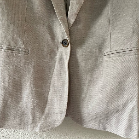 J. Crew Parke Linen Blend Blazer Size 14 - Picture 6 of 11